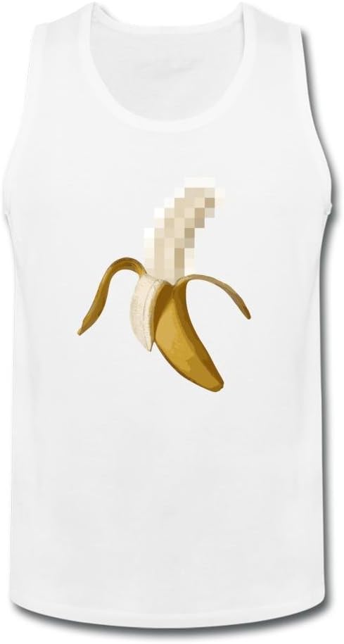 Sedon Men's Dirty-Censored-Peeled-Banana Vest