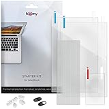 Homy Compatible Full Protection Kit for MacBook incl. TPU Keyboard Cover, Trackpad Protector, Webcam Anti-Spy Cover & Dust Plugs Port Protectors. (MacBook 12 - a1534 Model)