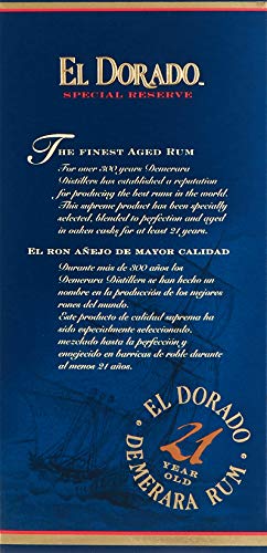 El Dorado 21 Jahre Rum (1 x 0.7 l) – Bild 6