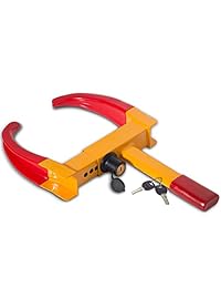 Heavy Duty Automotive anti robo, bloqueo de neumático con abrazadera de arranque para auto camión choche caravana barco remolque