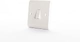Body-Plus 1 Gang 2 Way Light Switch White Curved Edge 250V 10AX view 7