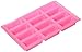Longzang 12 Cavity Rectangle Small Loaf Silicone Mold for Handmade Soap Food Tart Pudding Cake