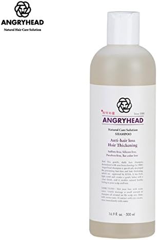ANGRYHEAD Natural Hair Care Solution Anti-hair loss Shampoo Hair Thickening
