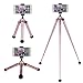 Selfie Stick Tripod, Aluminum Tripod Kit Compact Extendable Tripod with Detachable Selfie Stick for Travel with Bluetooth Remote and Phone Adapter for iPhone Smartphone and Digital Camera