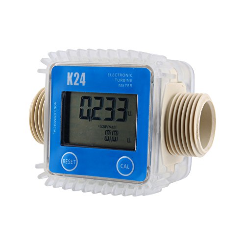 Digital Flow Meter,Professional K24 Turbine Digital Diesel Fuel Flow Meter For Chemicals Water