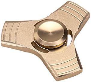DKEnjoy Fidget Spinner High Speed Brass Stainless Steel Bearing Hand Spinner Toy Stress Reducer Perfect For ADD, ADHD, Anxiety, and Autism Adult Children … (Gold)