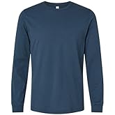 Bella Canvas Unisex Jersey Long-Sleeve T-Shirt Vintage Navy