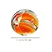 OBTANIM 30 Pcs Glass Marbles Toy 1 Inch Mega Beautiful Cats Eyes Marbles Bulk for Children, Marble Games, Multicolor