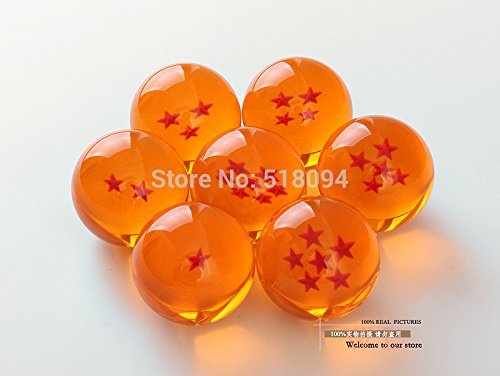 Dragon Ball Z 1set 3.5cm Dragonball 7 Stars Crystal Ball Set of 7 Pcs Dragon Ball Z Balls Complete Set New in Box