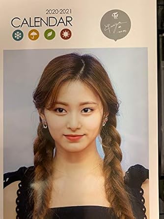 Amazon Twice トゥワイス ツウィ 年 21年 壁掛けカレンダー 両面印刷 ステッカー付 韓国 Ap03 アイドル 芸能人グッズ 通販