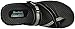 Skechers Women's-Reggae Rasta Thong Sandal, black, 8 M US