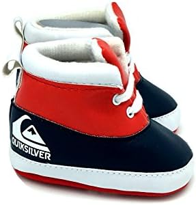 Quiksilver Red,White &amp; Blue Baby Booties (0-6 Months)