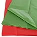 24 Red & Green Christmas Tissue Paper (Solid Colors)