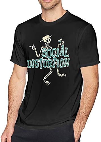 YouNood Mens Classic Social Distortion T Shirts Black