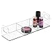 mDesign Vanity Cosmetics Make Up Health and Beauty Supplies Organizer Storage Tote - Large, Clear