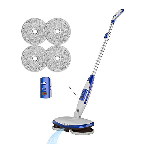 GOBOT Cordless Electric Mop,Floor Scrubber Spray Mop for Hard Floor