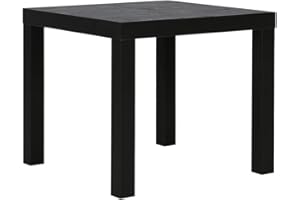 Ameriwood Home Parsons End Table, Black Oak