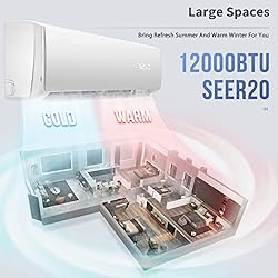 Pasapair 12000 BTU 115V WIFI Enabled 20 SEER2 Cools