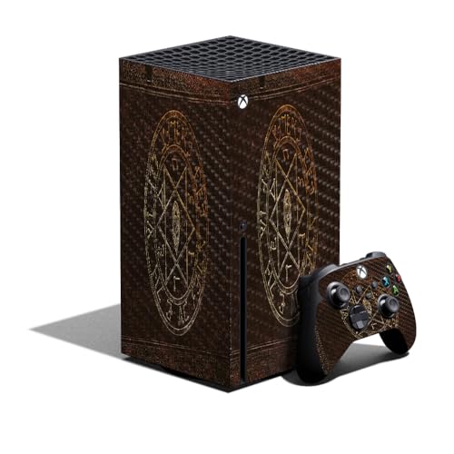Carbon Fiber Gaming Skin Compatible with Xbox Series X Bundle - Tome - Premium…
