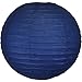 Just Artifacts 16-Inch Navy Blue Chinese Japanese Paper Lanterns (Set of 5, Navy Blue)
