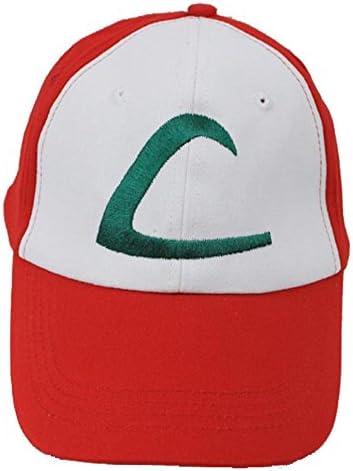 Anime Cospaly Hat Pokemon ASH KETCHUM Visor Cap Costume Play Baseball Hat (green)