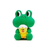 LINE FRIENDS Soft Plush Doll - Sally and Leonard Character Stuffed Throw Pillow Cushion 7 Inches