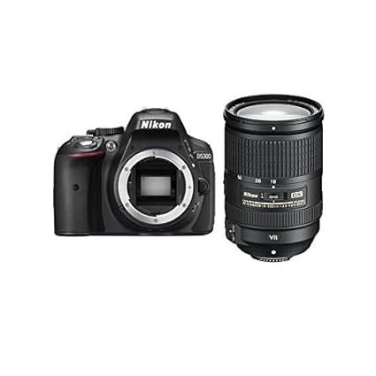 Nikon D5300 Cámara réflex Digital 24,2 Mpx, Objetivo AF-S DX VR 18 ...