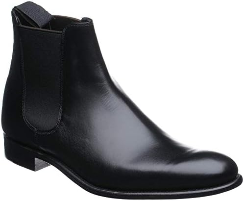 Costoso Italiano Height Increasing Black Leather Casual Elevator Slip On Chelsea Lift Boots for Men with 3 Inch Hidden Heel