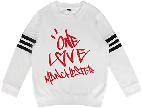 KKKlongw Kids Long Sleeve Ariana-Grande-one-Love-Manchester- sweatershirtscozy Hoodies