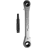 Hand Ratchet, 3/16" to 3/8" Dr, 5-1/2" L
