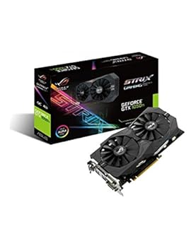 Asus ROG Strix-GTX1050TI-4G Gaming Nvidia GeForce Grafikkarte (PCIe 3.0, 4GB GDDR5 Speicher, HDMI, 2 x DVI-D, Displayport)