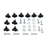 DCT 5 Star Knobs Kit 5/16in-18 Threaded Knob, Bolt with Knob, Clamping Knob Jig Knobs T Track Knobs and Bolts 10-Pack