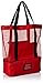 TravelWell Fashionable Beach Picnic 12-Cans Outdoor Mesh Cooler Tote Bag, Red