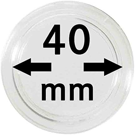 Lindner 2250040P Coin capsules-pack of 10, White