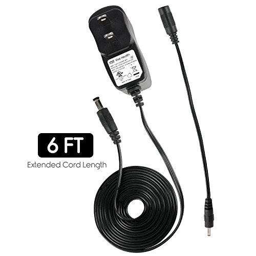 6V AC Power Adapter by Vive Precision - Power Supply Cord For Vive Precision & Omron Series 5, 7, 10 Blood Pressure Monitors - Universal Charger w/ Long Chord Length (1A , 5.1 / 2.1 mm)