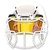 EliteTek Football Facemask Visor - Color Tinted Eye-Shield for Football Helmet - Clear Yellow