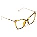 WearMe Pro - New Elegant Oversized Clear Cat Eye Non-Prescription Glasses