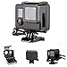 SHOOT Side Open Case for GoPro Hero 3+/4 Protective Skeleton Housing Shell Cover Frame Wire Connectable for Go Pro Hero 3+/4 Camera Accessories(Black)