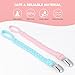Pacifier Clips,Benewell Teething Ring Holders for Boys and Girls, Universal Flexible Holder Leash for Pacifiers, Baby Teething Toy, Soothie By Hand-Made Braided(4-Pack)