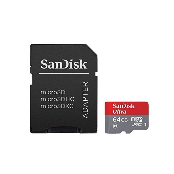 SanDisk Ultra Android microSDXC 64GB bis zu 80 MB/Sek, Class 10 Speicherkarte + SD-Adapter FFP – Bild 3