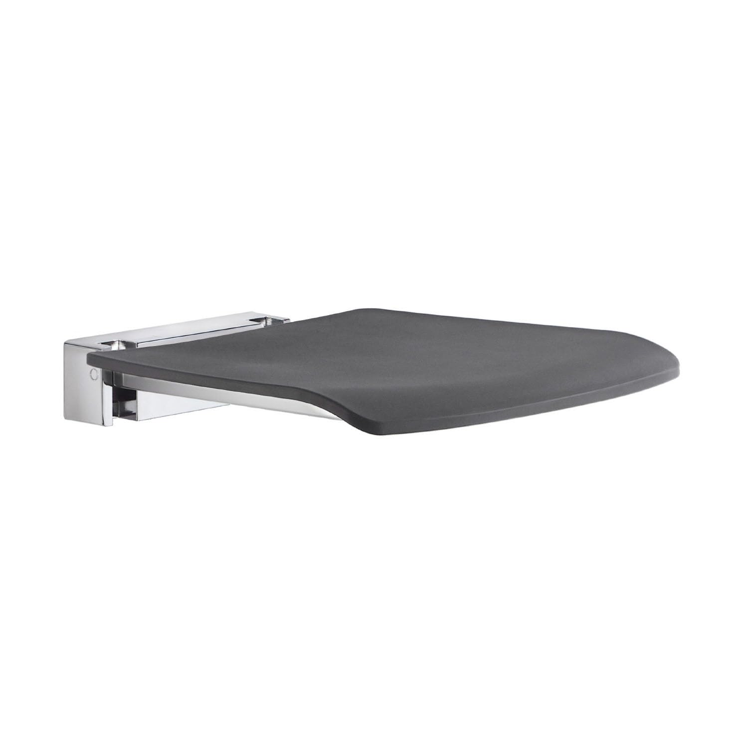 Smedbo FK414 Folding Wall Mounted Shower Seat, Grey
