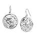 Silpada 'Tidal Wave' Disc Drop Earrings in Sterling Silver