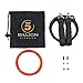 5BILLION Speed Jump Rope - Nature Handle - Black - Screw Adjustable - Workout for Double Unders, WOD, Outdoor, MMA & Boxing Training