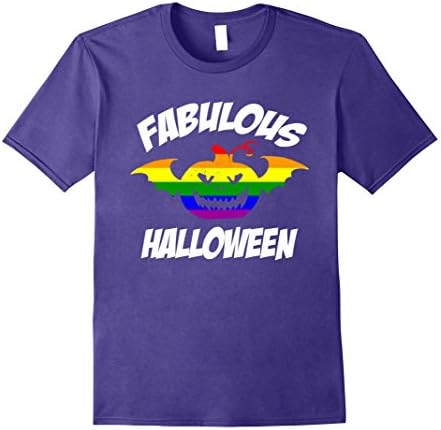 Mens Gay Pride Halloween costume T-Shirt Small Purple