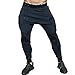 EU Men's Joggers Pants Gym Workout Pant Running Trousers with Pockes Medium Navy