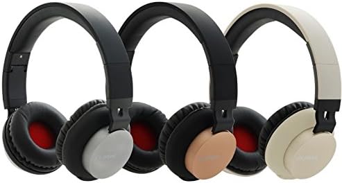 CLiPtec® Air-Muzik 409 Bluetooth 4.2 Foldable Wireless Stereo Multimedia Headset [A2DP, Microphone & Control] - Gold