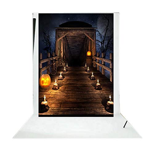 lazinem Halloween Theme Terror Photo Backdrop Photography Props Backgrounds Cloth Backgrounds