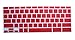 CaseBuy ASUS Chromebook Keyboard Cover for ASUS ChromeBook C300 C300MA C300SA C301SA-DS02 C301SA-DB04 13.3 Inch ChromeBook (Red)