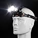GRDE 3 Beams 4 Modes Waterproof LED Headlamp with 2 Rechargeable 18650 Batteries,Wall Charger and USB Cable for Outdoor Sports