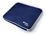 DURAGADGET "Travel" Blue Weather Resistant Soft Neoprene Sleeve Case With Dual Zips For Boogie Board LCD Writing Tablet, Boogie Board RIP Writing Tablet & Improv Electronics Boogie Board Jot 8.5 LCD eWriter